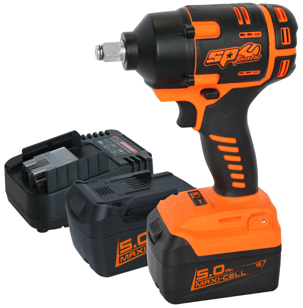 18V 1/2&quot;CORDLESS IMPACT WRENCH KIT 5