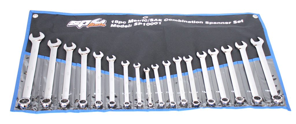 SET SPANNER ROE 18PC METRIC\SAE SP TOOLS