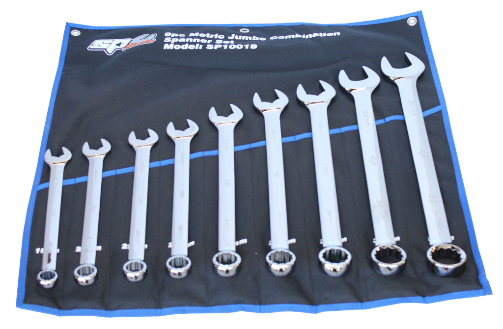 SET SPANNER ROE JUMBO 9PC METRIC SP TOOLS