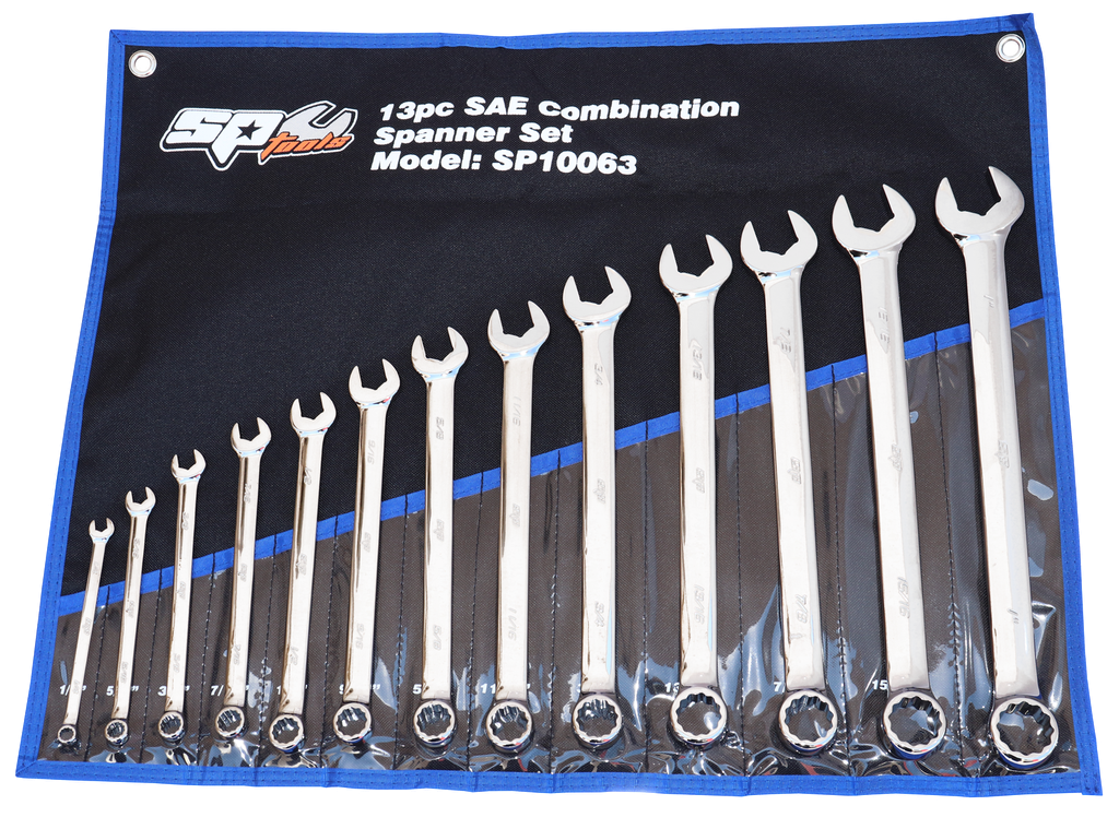 SET SPANNER ROE 13PC SAE SP TOOLS