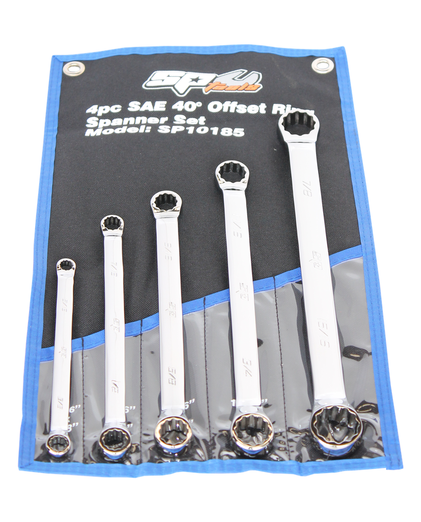 SET SPANNER DOUBLE RING 5PC SAE SP TOOLS