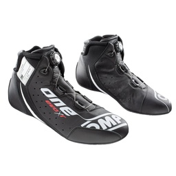 [OMPIC0-0805-B01-071-37] OMP One Evo X R Race Boots (Black, UK 4 / Eur 37)