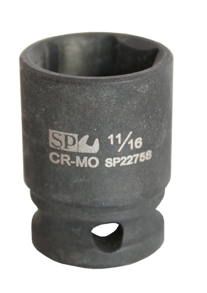 SOCKET IMPACT 3/8&quot;DR 6PT SAE 1/4&quot; SP TOOLS