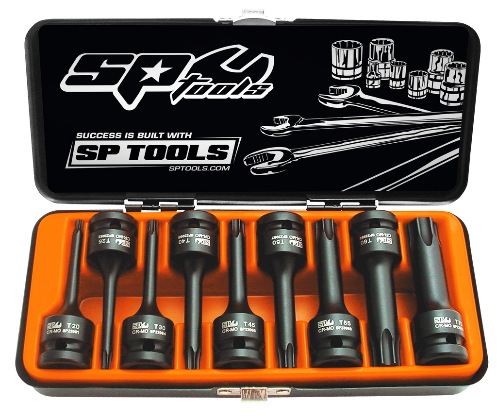 SOCKET SET IMPACT 1/2DR TORX 9PC