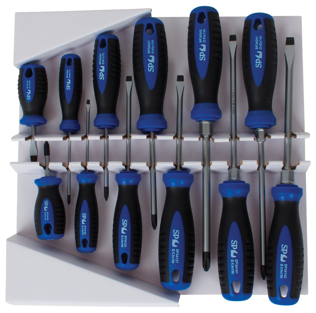 SCREWDRIVER SET 12PC PHILLIPS/SLOTTED