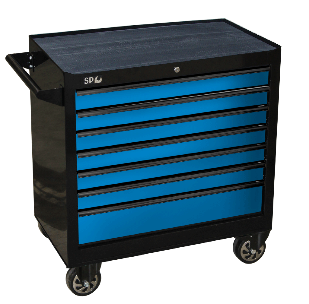 ROLLER CAB BLACK/BLUE 7 DRAWER CUSTOM SUMO