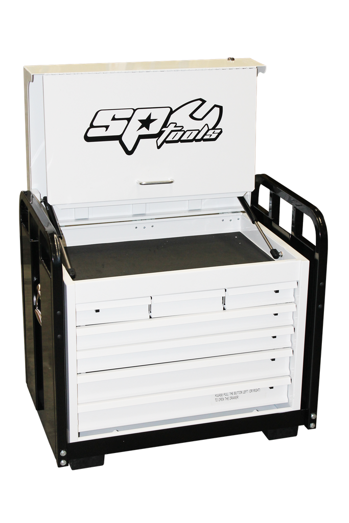 TOOL BOX BL/WH HEAVY DUTY OFF ROAD 7 DRAWER