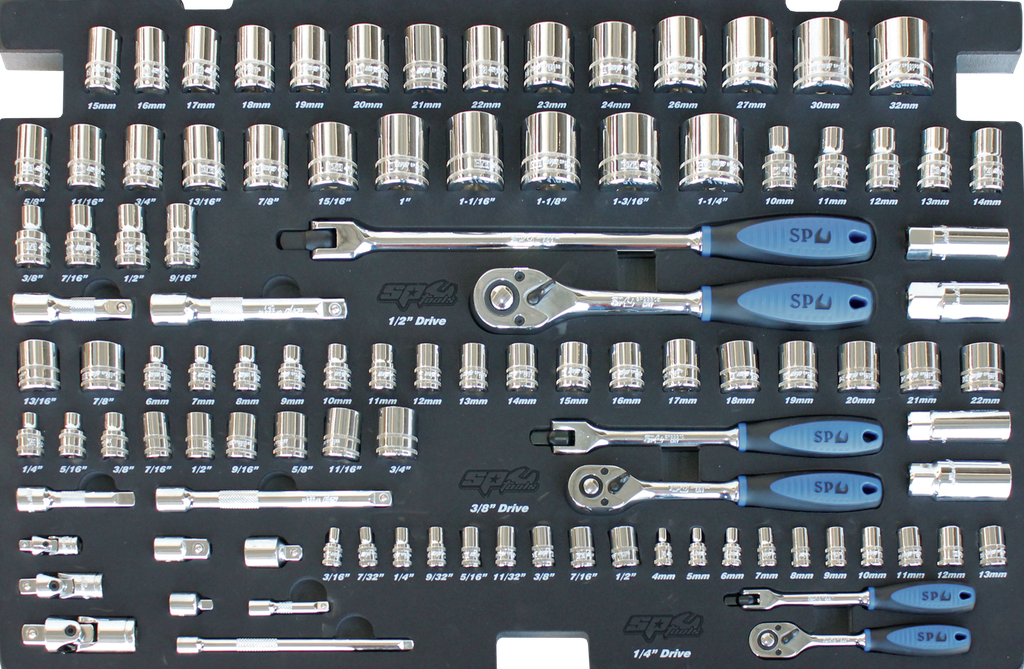 EVA TOOLKIT 103PC METRIC/SAE SOCKET &amp; ACCESSORIES