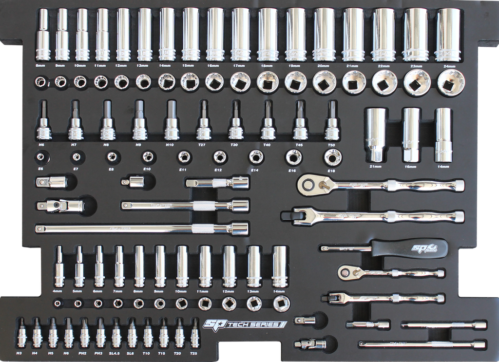 EVA TOOLKIT 106PC METRIC SOCKET &amp; ACCESSORIES