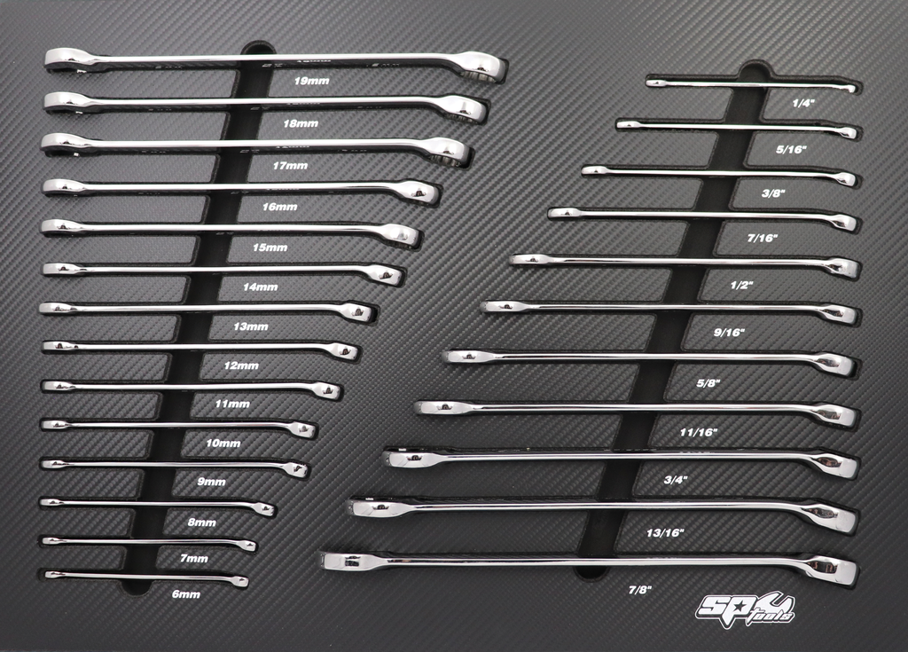 EVA TOOLKIT MSP 25 PC MET/SAE QUAD DR ROE SPANNERS