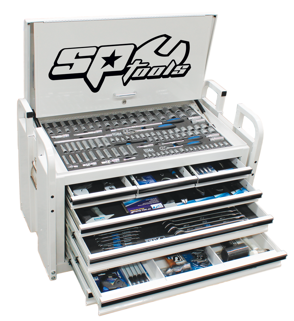 TOOLKIT 413PC METRIC/SAE -WHITE 7 DRAWER FIELD SE