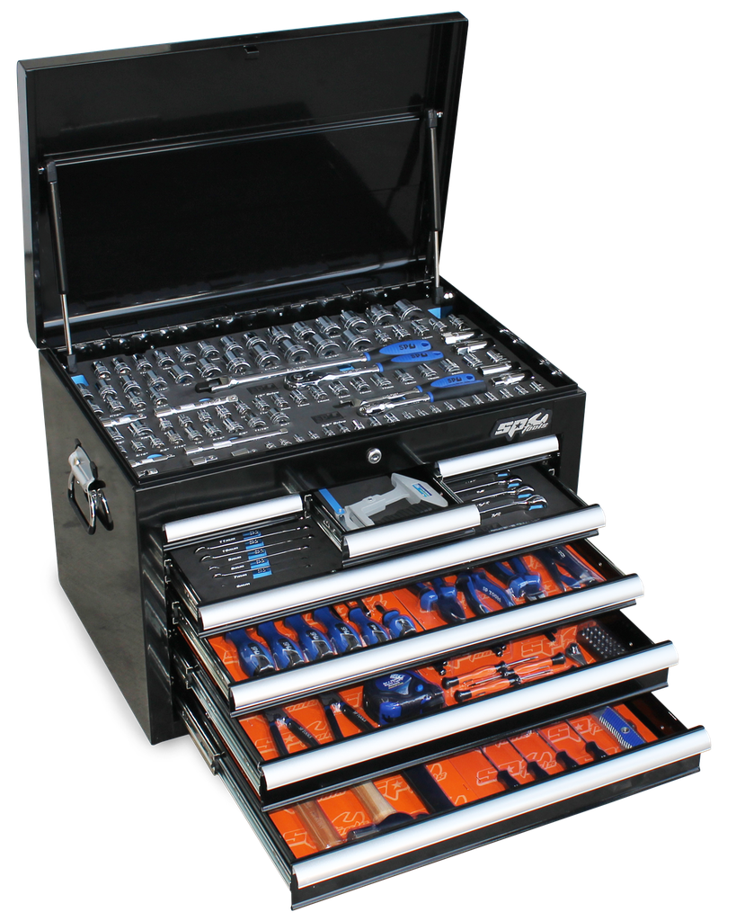 TOOLKIT 254PC METRIC/SAE - BLACK 7 DRAWER CUSTOM