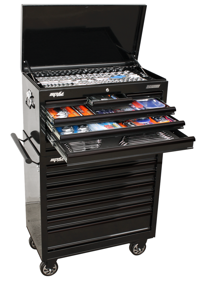 TOOLKIT 417PC METRIC/SAE - BLACK 14 DRAWER SUMO