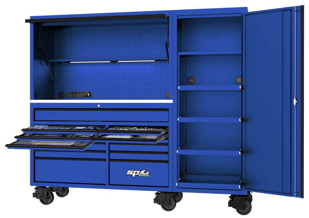 TOOLKIT 517PC METRIC/SAE - 13 DRAWER BLUE USA SERIES