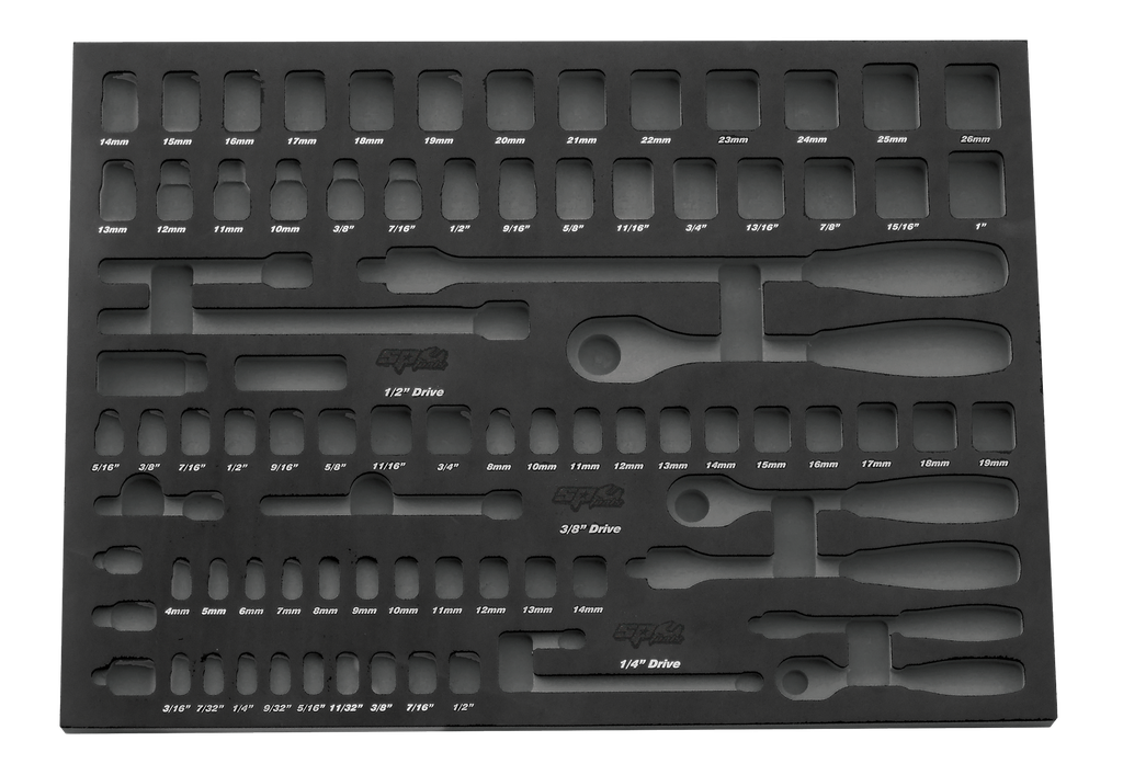 EVA INSERT - SOCKETS &amp; ACCESSORIES ROLLER CAB. KIT