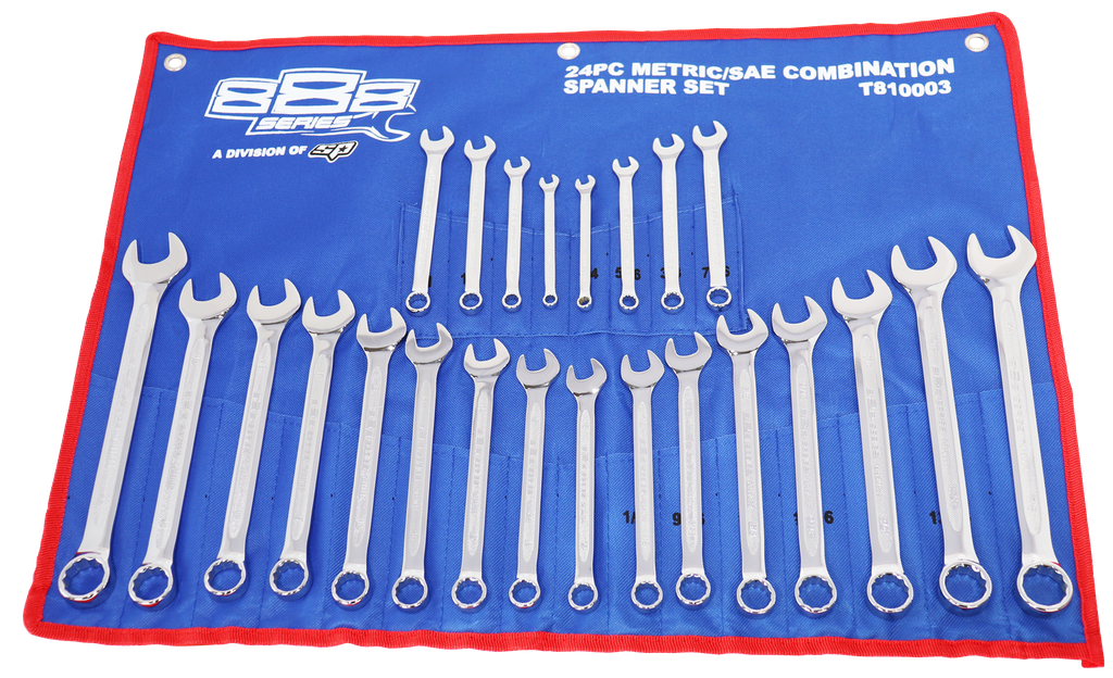 SPANNER SET ROE METRIC/SAE 24PC