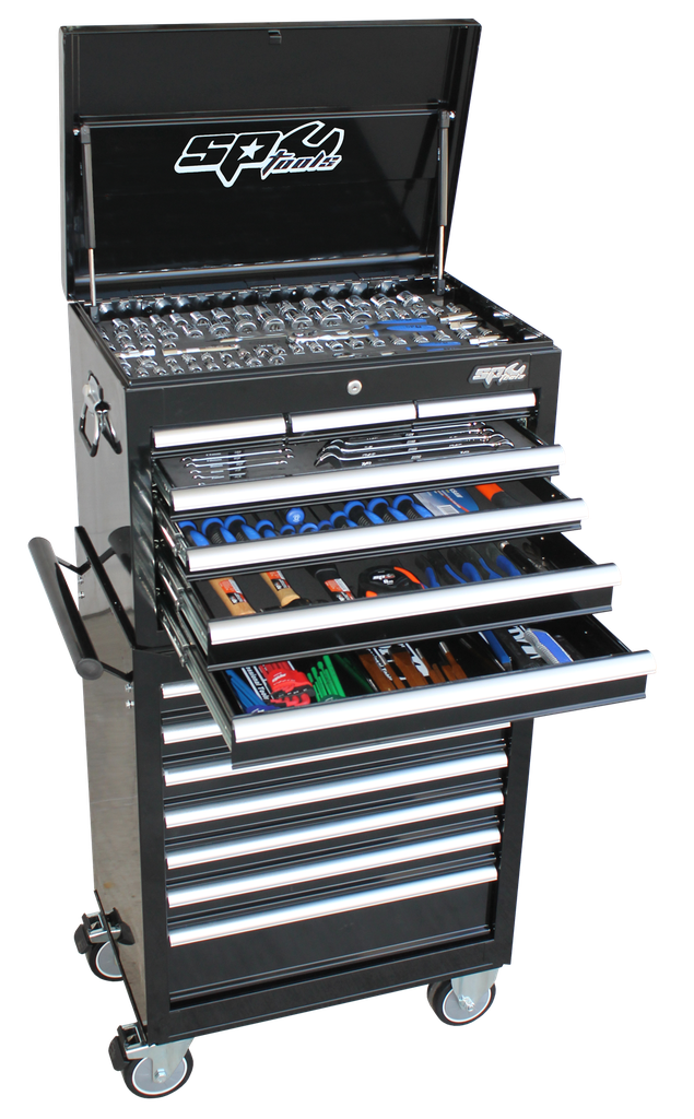 TOOLKIT 244PC METRIC/SAE - BLACK 15 DRAWER CUSTOM