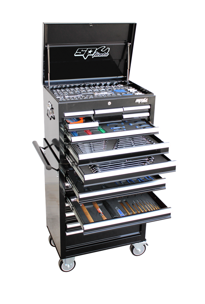 TOOLKIT 370PC METRIC/SAE - BLACK 15 DRAWER CUSTOM