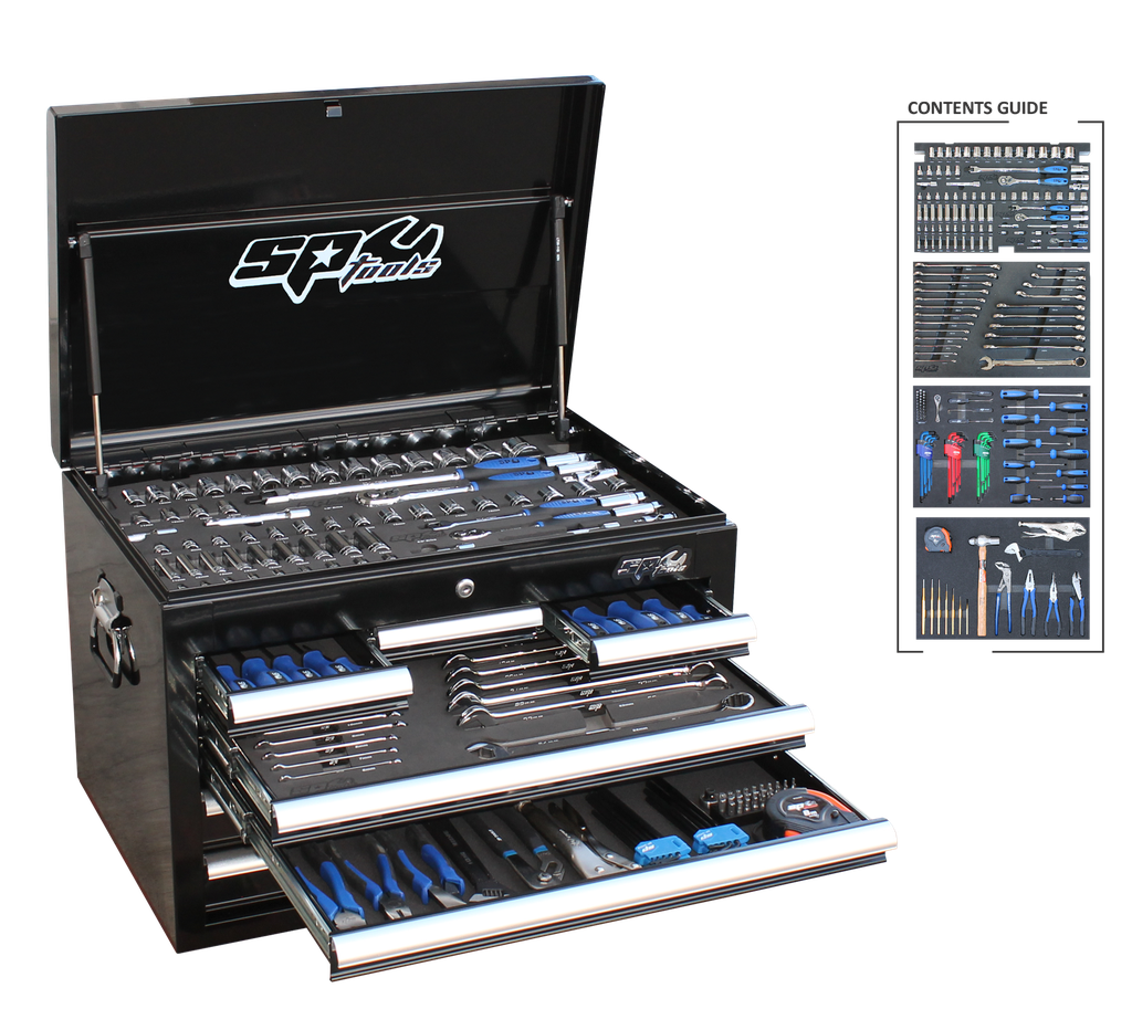 TOOLKIT 201PC METRIC - BLACK 7 DRAWER CUSTOM