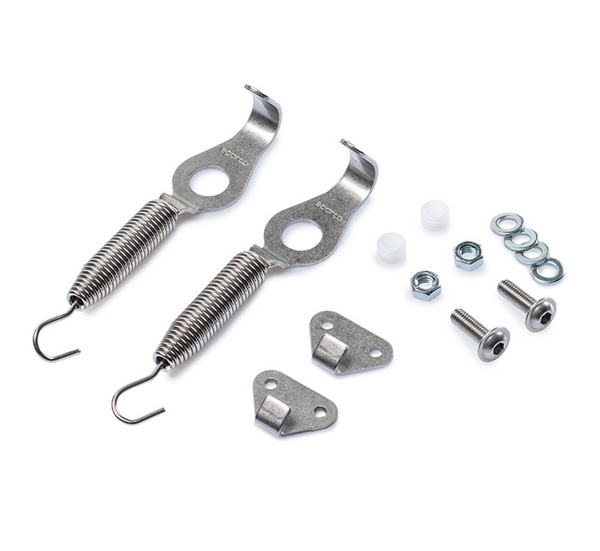 Sparco Spring Hooks - STAINLESS STEEL - Bonnet Pins