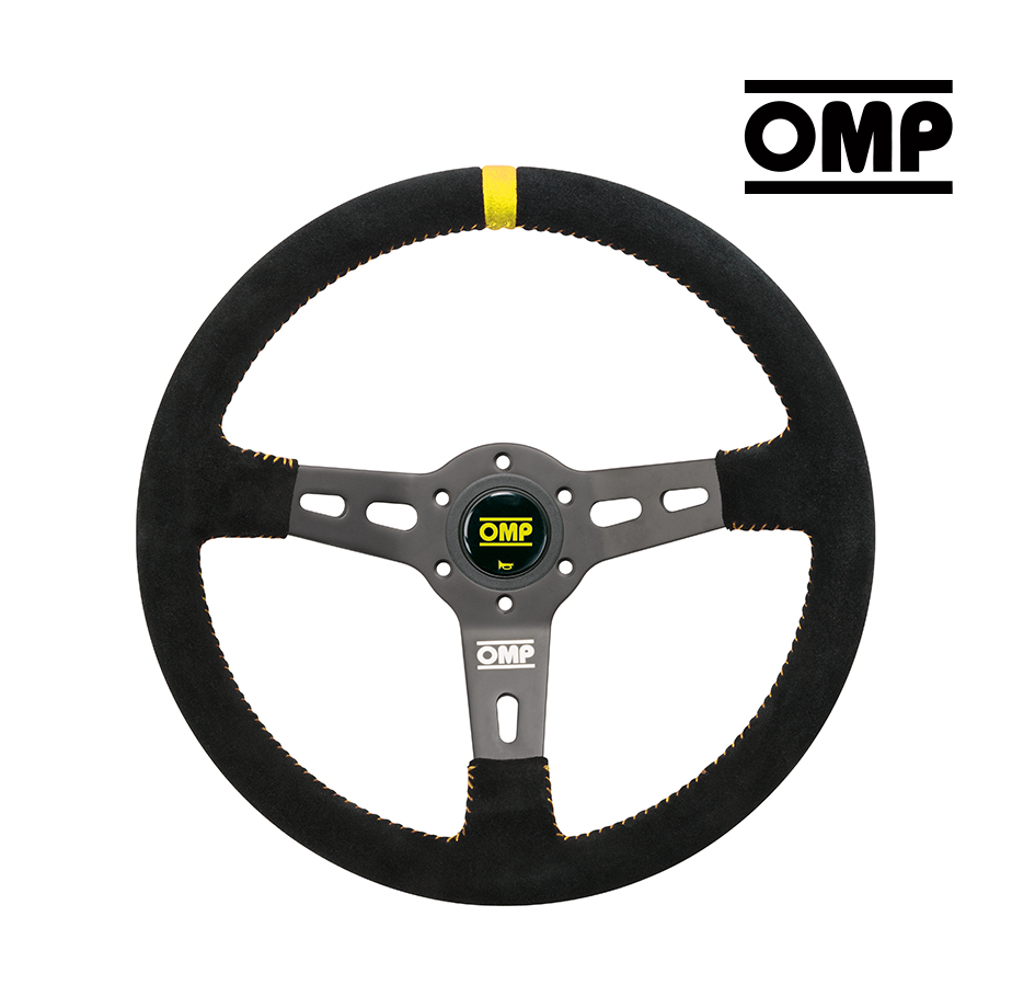 OMP Steering Wheel - RS - 350mm - Suede - Steering Wheels