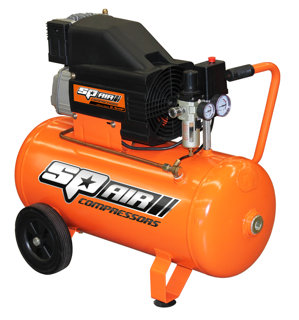 COMPRESSOR 2.5HP DIRECT DRIVE 50LT TANK SP AIR