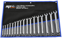 [SP10017] SET SPANNER ROE 17PC METRIC SP TOOLS