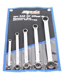 [SP10185] SET SPANNER DOUBLE RING 5PC SAE SP TOOLS