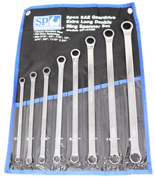 [SP10468] SET SPANNER DOUBLE RING GEARDRIVE 8PC SPTOOLS