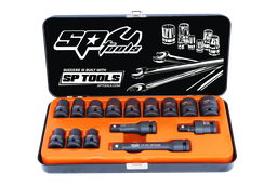 [SP20310] SOCKET SET IMPACT 1/2DR 6PT 15PC METRIC