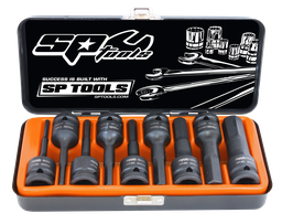 [SP20370] SOCKET SET IMPACT 1/2DR INHEX 9PC METRIC