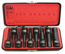 [SP20375] SOCKET SET IMPACT 1/2DR INHEX 9PC SAE