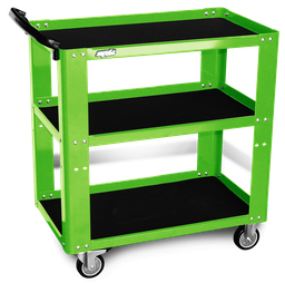 [SP40019G] TROLLEY GREEN SP PROFESSIONAL 3 SHELF