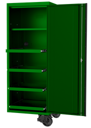 [SP44880G] LOCKER SIDE USA5972 4 SHELF GREEN/BLACK