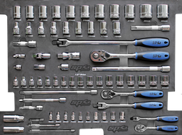 [SP50001] EVA TOOLKIT 70PC METRIC SOCKET &amp; ACCESSORIES