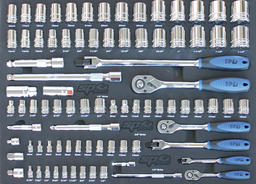 [SP50004] EVA TOOLKIT 85PC METRIC/SAE SOCKET &amp; ACCESSORIES