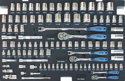 [SP50005] EVA TOOLKIT 103PC METRIC/SAE SOCKET &amp; ACCESSORIES