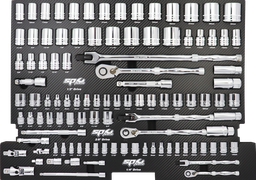 [SP50006M] EVA TOOLKIT 105PC METRIC/SAE SOCKET &amp; ACCESSORIES