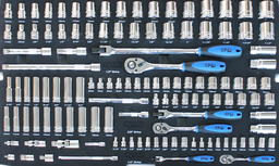 [SP50008] EVA TOOLKIT 122PC METRIC/SAE SOCKET &amp; ACCESSORIES