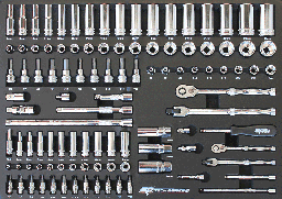 [SP50009] EVA TOOLKIT 106PC METRIC SOCKET &amp; ACCESSORIES