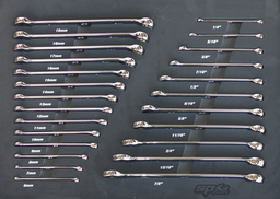 [SP50015] EVA TOOLKIT 25PC METRIC/SAE ROE SPANNERS