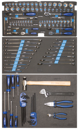 [SP50027] TOOLKIT TO SUIT SP40101 TOOL BOX - 133PCS MET/SAE