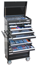 [SP50165] TOOLKIT 625PC METRIC/SAE - BLACK 14 DRAWER CUSTOM