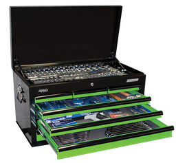 [SP50172] TOOLKIT 409PC METRIC/SAE - BLACK/GREEN 7 DR SUMO