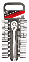 [T820305] SOCKET SET 1/2 DR 12PT METRIC/SAE 22PC