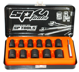 [SP31260] SOCKET SET IMPACT TWIST 3/8DR 12PC METRIC