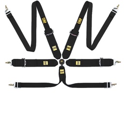 OMP FIA Harness - DA0204EH HANS 6P - Steel Adjustors - Harnesses