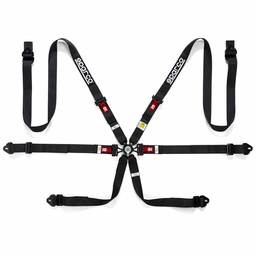 [SQH4834HPDBLK] Sparco FIA Harness - 04834HPD - 6P 2 HANS Steel Adjustors&quot; - Harnesses