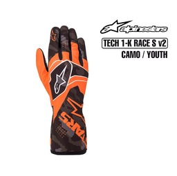 Alpinestars Kart Gloves - TECH 1-K RACE S CAMO v2 - YOUTH - Gloves
