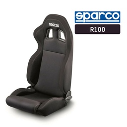 [SQR100BLK/BLK] Sparco Recliner Seat - R100 - Seats